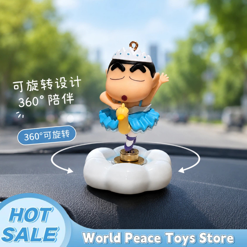 Car Accessories For Inside - Döner Bale Kalemli Shin-Chan Araba Gösterge