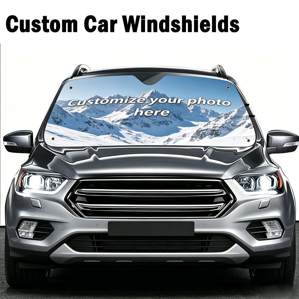 Car Accessories Gifts - Kişiselleştirilmiş Araç Güneşliği, İstediğiniz Tasarımla, 4